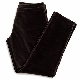 Hugo Buscati Women's Black Corduroy Straight-Leg Pants